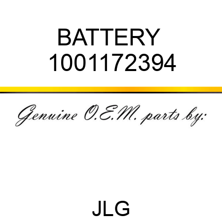 BATTERY  1001172394