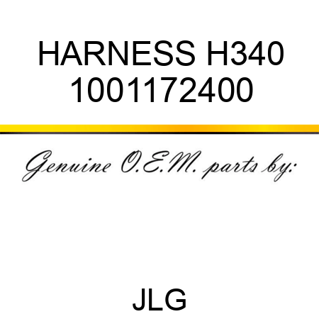 HARNESS H340 1001172400