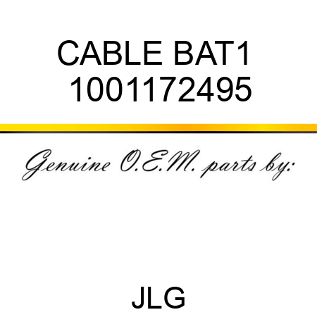 CABLE BAT1+ 1001172495