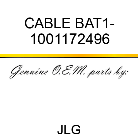 CABLE BAT1- 1001172496