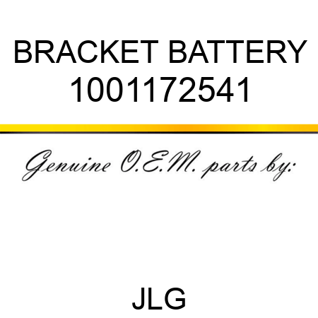 BRACKET BATTERY 1001172541