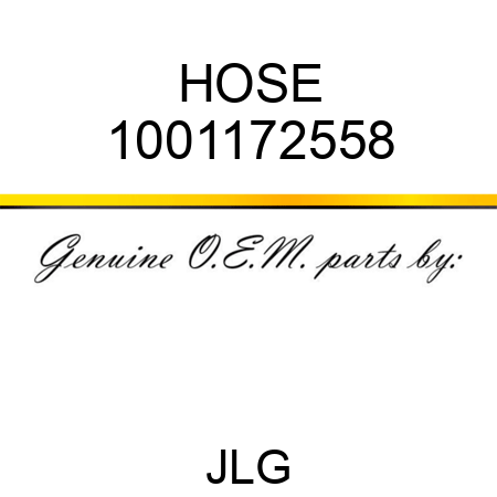 HOSE 1001172558