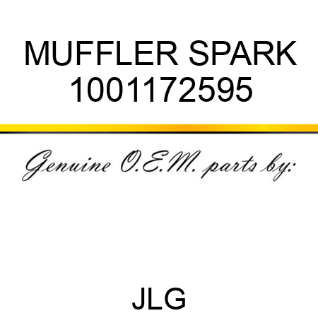 MUFFLER SPARK 1001172595