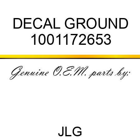 DECAL GROUND 1001172653