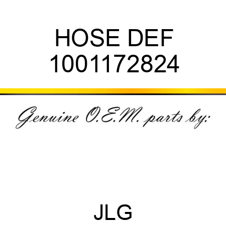HOSE DEF 1001172824
