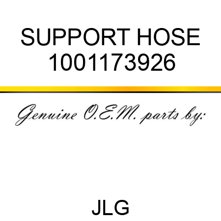 SUPPORT HOSE 1001173926