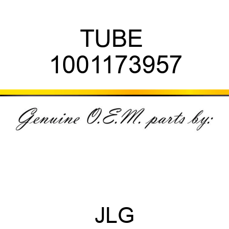 TUBE  1001173957