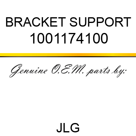 BRACKET SUPPORT 1001174100