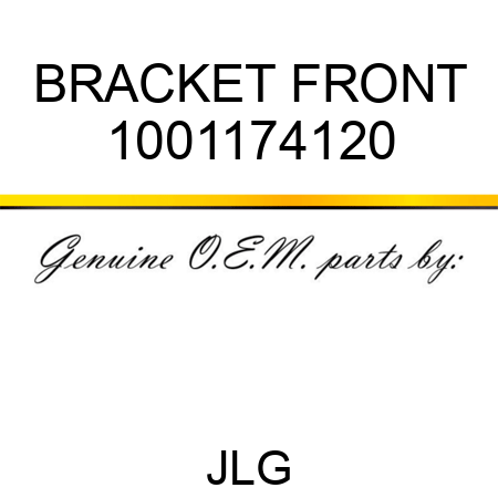 BRACKET FRONT 1001174120