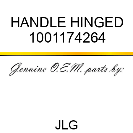 HANDLE HINGED 1001174264