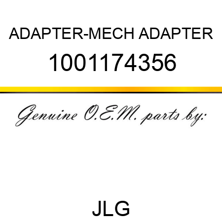 ADAPTER-MECH ADAPTER 1001174356