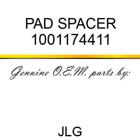 PAD SPACER 1001174411