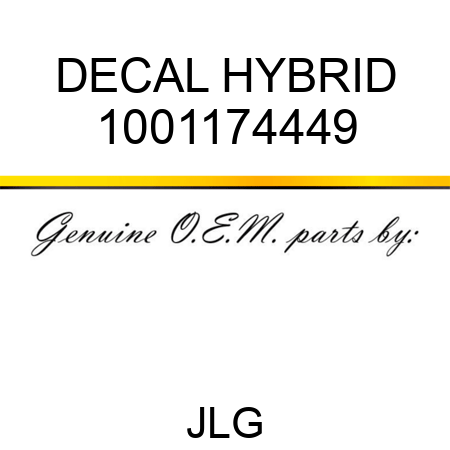 DECAL HYBRID 1001174449