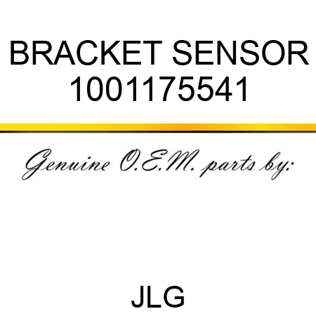 BRACKET SENSOR 1001175541