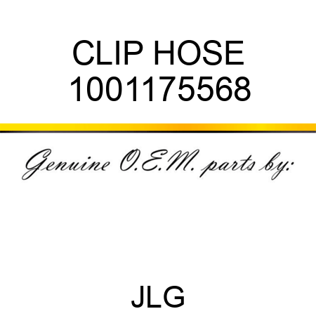 CLIP HOSE 1001175568