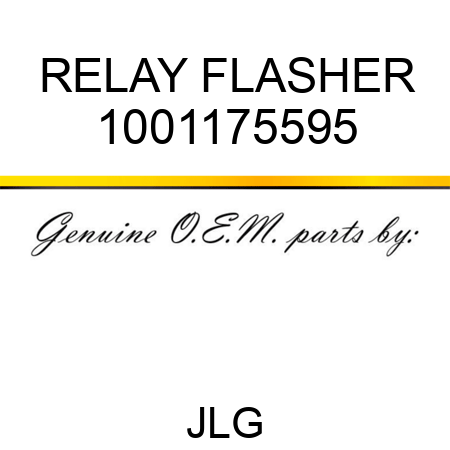 RELAY FLASHER 1001175595