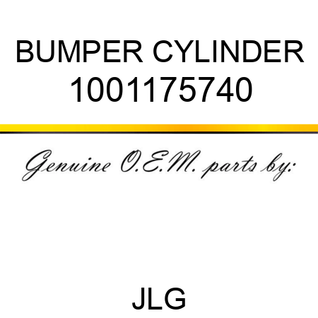 BUMPER CYLINDER 1001175740