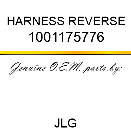 HARNESS REVERSE 1001175776