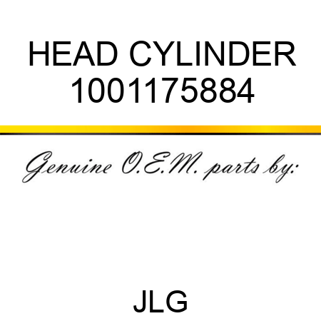 HEAD CYLINDER 1001175884