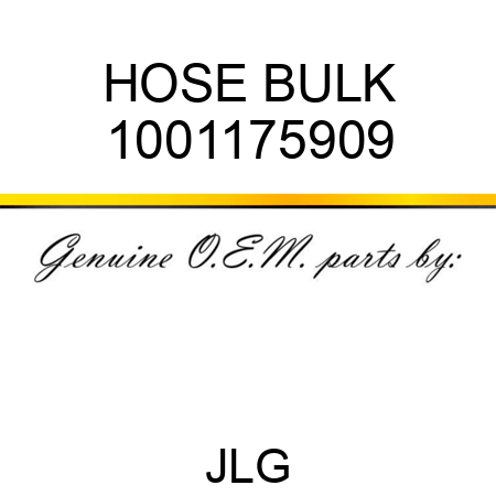 HOSE BULK 1001175909