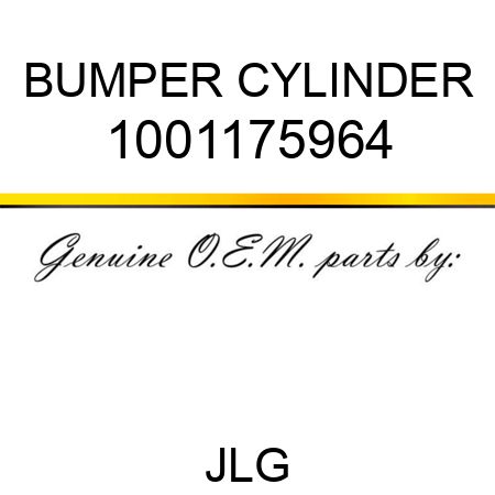 BUMPER CYLINDER 1001175964
