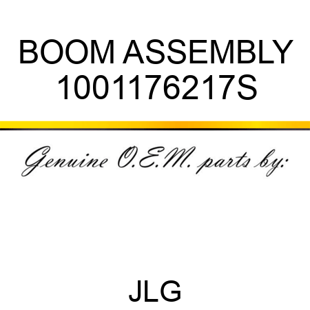 BOOM ASSEMBLY 1001176217S
