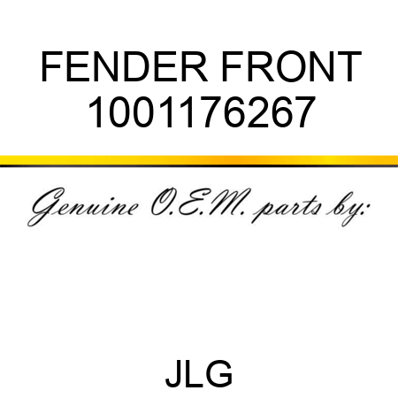FENDER FRONT 1001176267