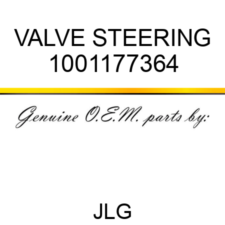 VALVE STEERING 1001177364