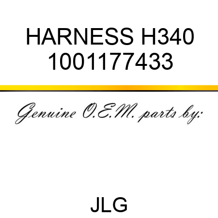 HARNESS H340 1001177433