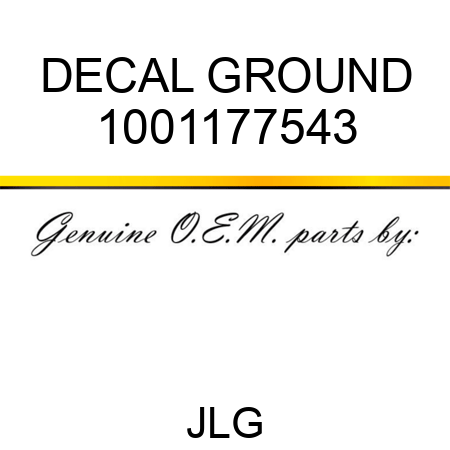 DECAL GROUND 1001177543