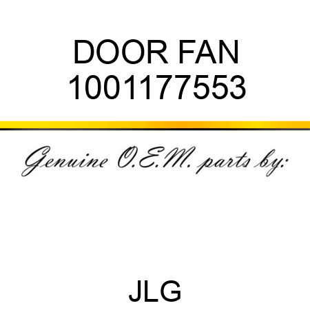 DOOR FAN 1001177553