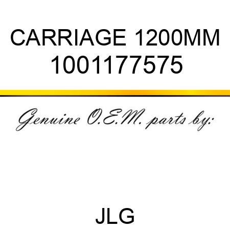 CARRIAGE 1200MM 1001177575