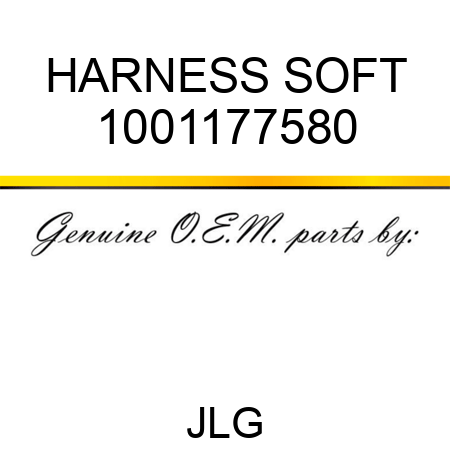 HARNESS SOFT 1001177580