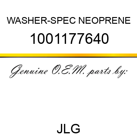 WASHER-SPEC NEOPRENE 1001177640