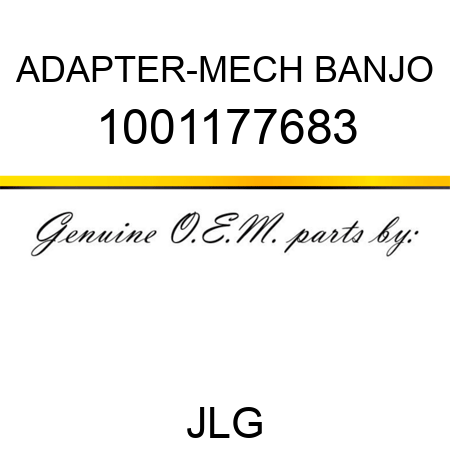 ADAPTER-MECH BANJO 1001177683