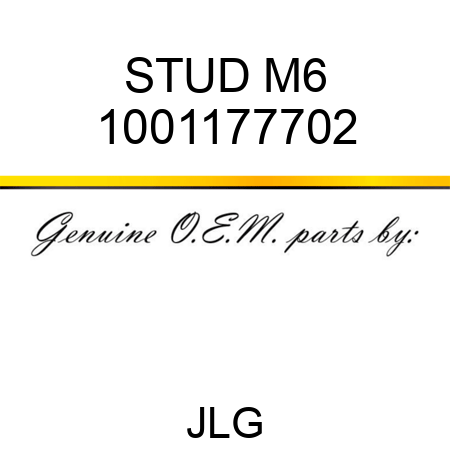 STUD M6 1001177702