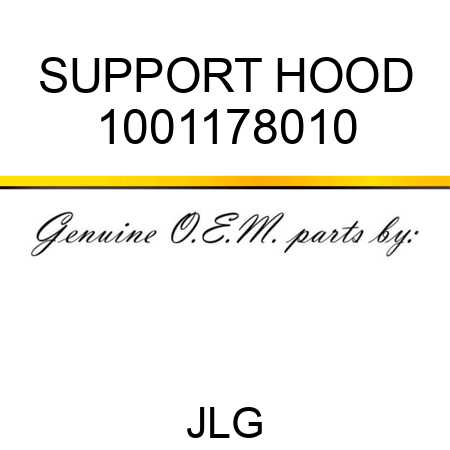 SUPPORT HOOD 1001178010