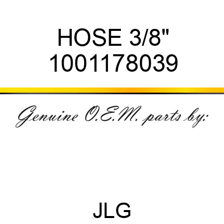 HOSE 3/8