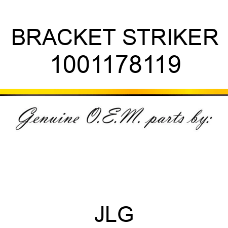 BRACKET STRIKER 1001178119