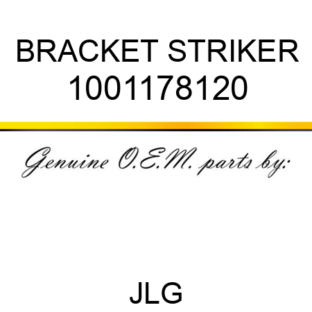 BRACKET STRIKER 1001178120