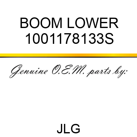BOOM LOWER 1001178133S