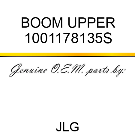 BOOM UPPER 1001178135S