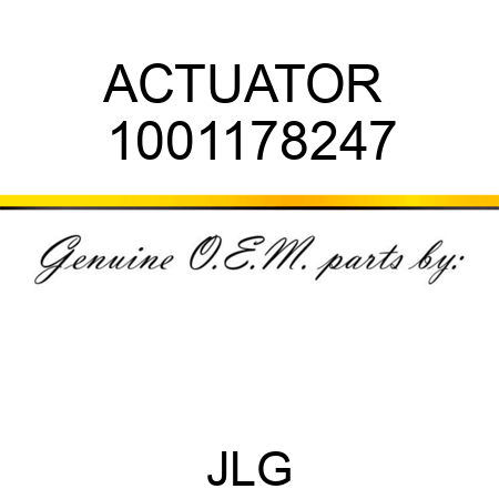 ACTUATOR  1001178247