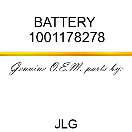 BATTERY  1001178278
