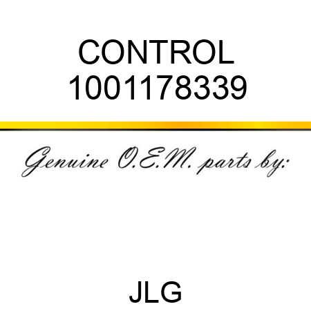 CONTROL 1001178339