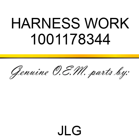 HARNESS WORK 1001178344