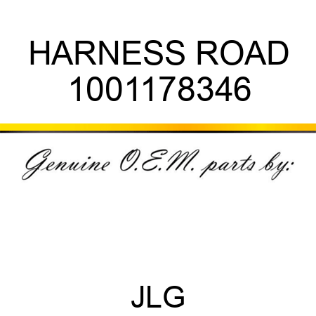 HARNESS ROAD 1001178346