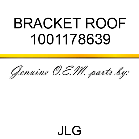 BRACKET ROOF 1001178639