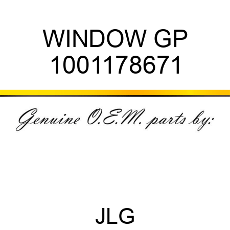 WINDOW GP 1001178671