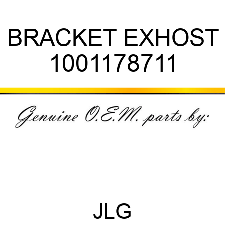 BRACKET EXHOST 1001178711